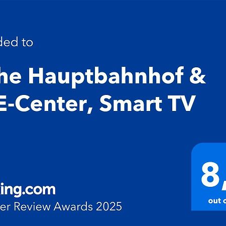 Naehe Hauptbahnhof & Ece-Center, Smart Tv Lejlighed Karlsruhe Eksteriør billede